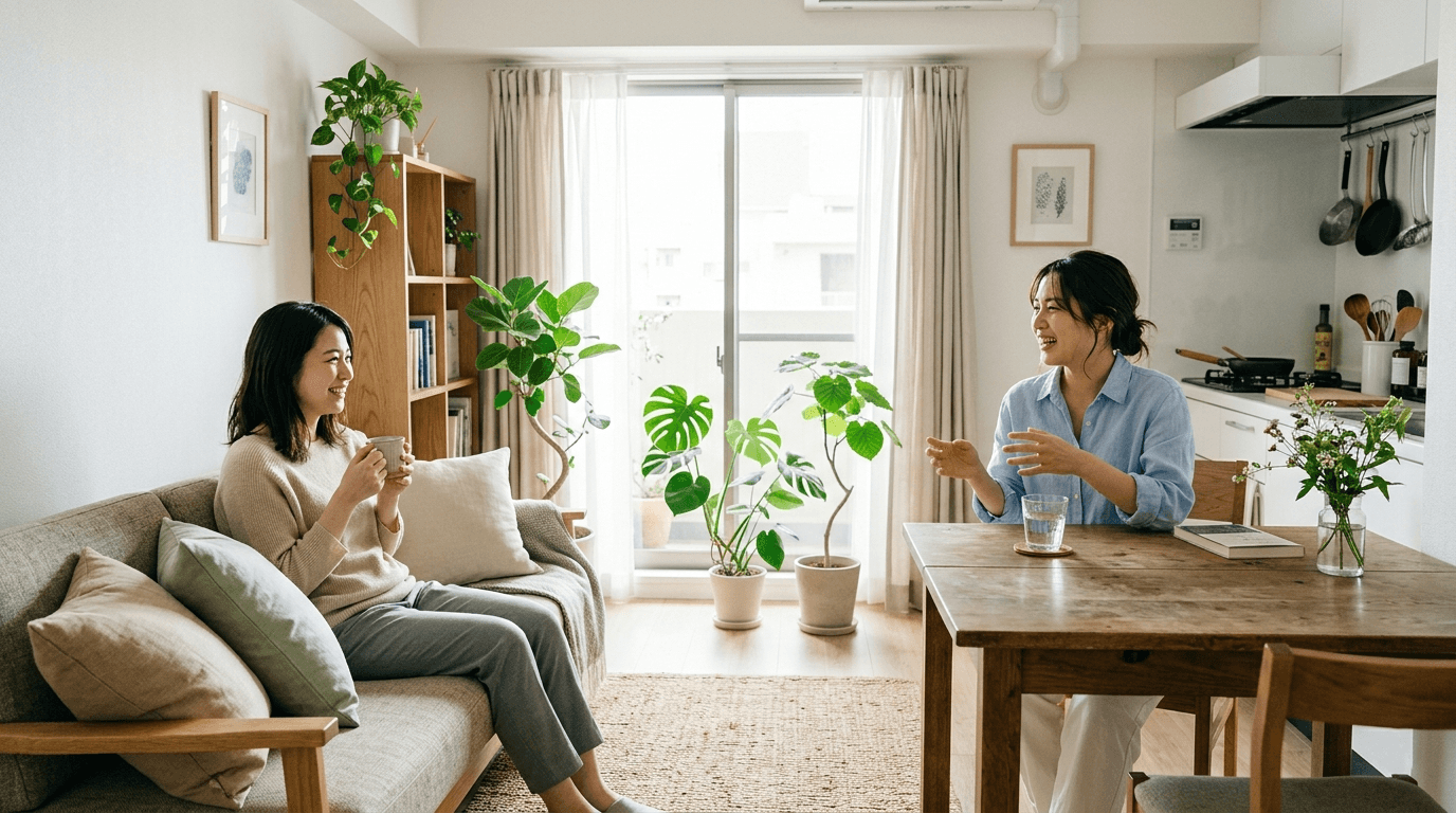 ルームシェアとは？シェアハウスとの違いをやさしく解説します